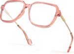 Oversized Peach Blue Light Glasses