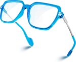 Oversized Peach Blue Light Glasses