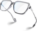 Oversized Peach Blue Light Glasses