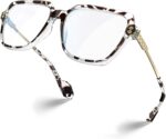 Oversized Peach Blue Light Glasses