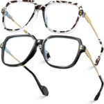 Oversized Peach Blue Light Glasses