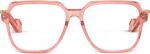 Oversized Peach Blue Light Glasses