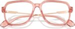 Oversized Peach Blue Light Glasses