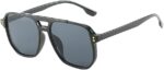 Peach Frame Sunglasses — Brown Gradient Lens