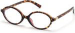 Retro Oval Blue Light Glasses — 2 Pack