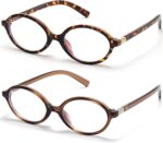 Retro Oval Blue Light Glasses — 2 Pack