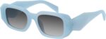Retro Rectangular Sunglasses — Black & Tortoise