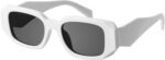 Retro Rectangular Sunglasses — Black & Tortoise