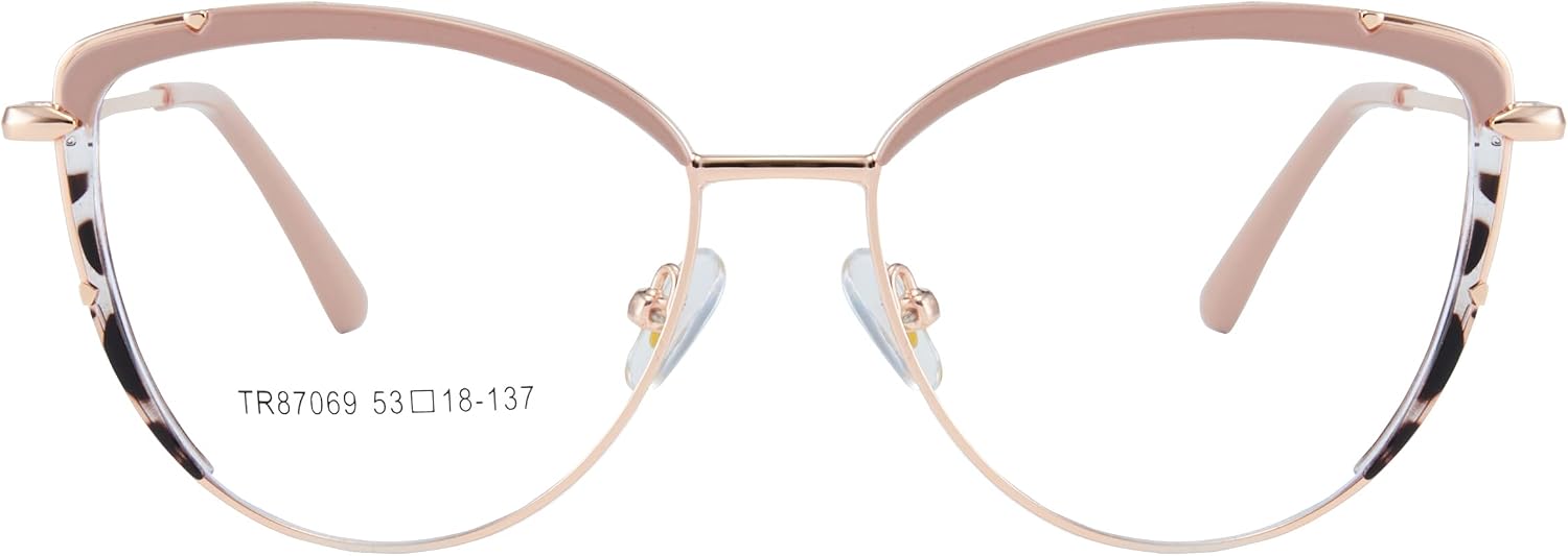 Rose Gold Cat Eye Blue Light Glasses Rose Gold Cat Eye Blue Light Glasses