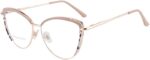Rose Gold Cat Eye Blue Light Glasses
