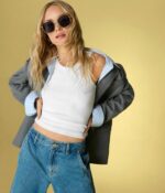 Round Gold Frame Sunglasses — Smoke Lens