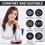 Tortoise Blue Gradient Square Clear Lens Frames
