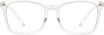 Tortoise Blue Gradient Square Clear Lens Frames
