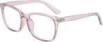 Transparent Square Clear Lens Frames — Unisex