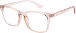 Transparent Square Clear Lens Frames — Unisex