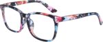 Transparent Square Clear Lens Frames — Unisex