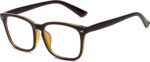 Transparent Square Clear Lens Frames — Unisex