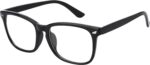 Transparent Square Clear Lens Frames — Unisex