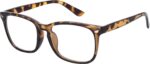 Transparent Square Clear Lens Frames — Unisex