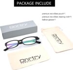 Ultra-Light Black TR90 Square Clear Lens Frames