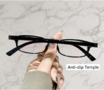 Ultra-Light Black TR90 Square Clear Lens Frames