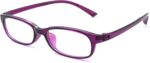 Ultra-Light Black TR90 Square Clear Lens Frames